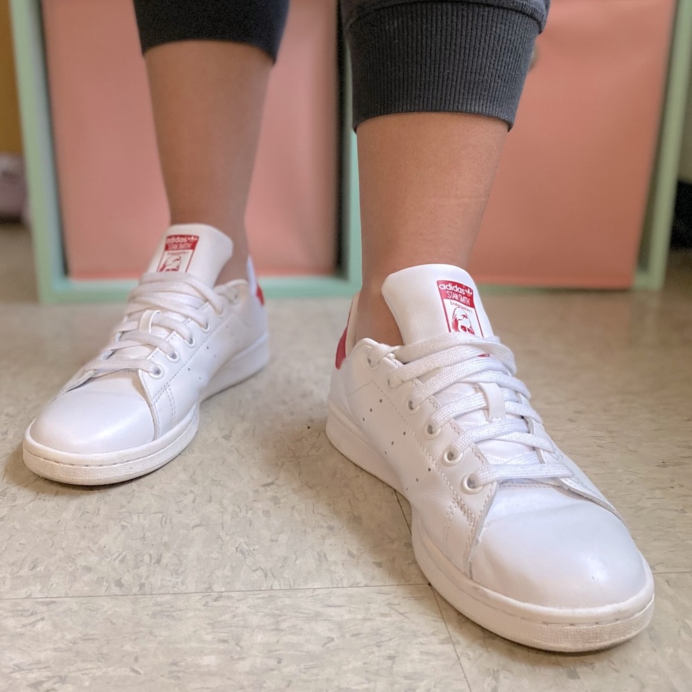 Red Adidas Stan Smith